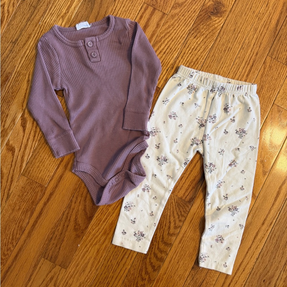 Jamie Kay Mauve Ribbed Onesie With pants